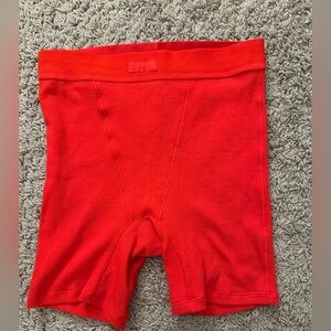 SKIMS Red Women Shorts